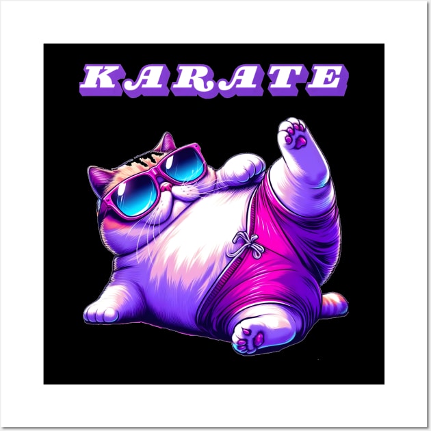 Karate cat Wall Art by NightvisionDesign